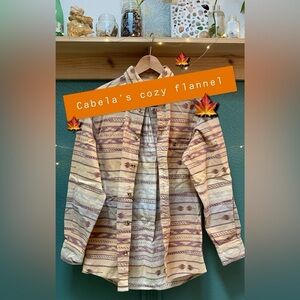 cabela’s cozy fall vintage flannel